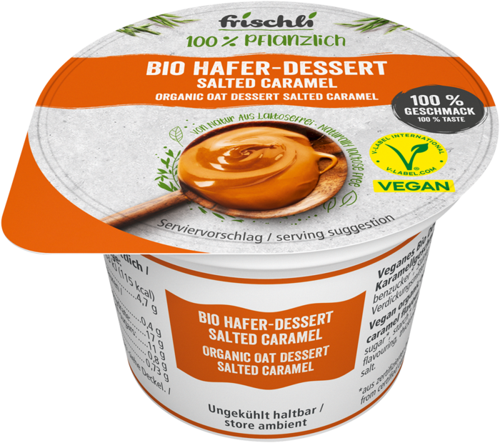 Bio Hafer-Dessert Salted Caramel
