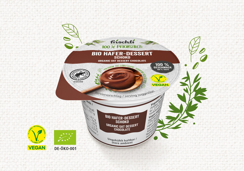frischli Teaserbild Bio Hafer-Dessert Schoko 85 g