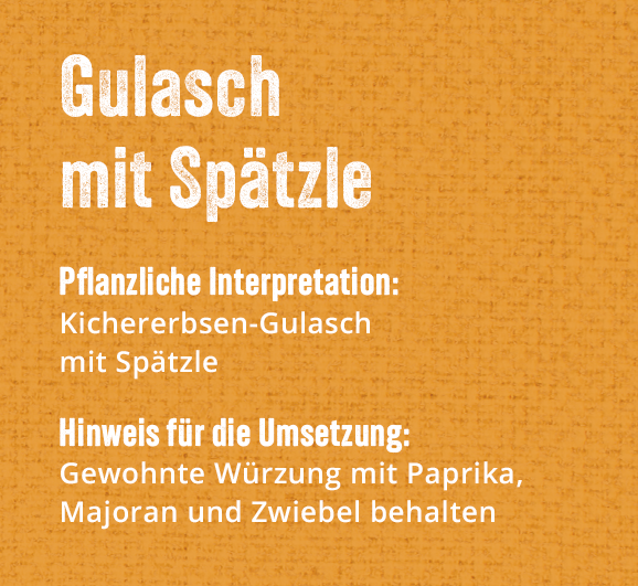 Gulasch mit Spätzle